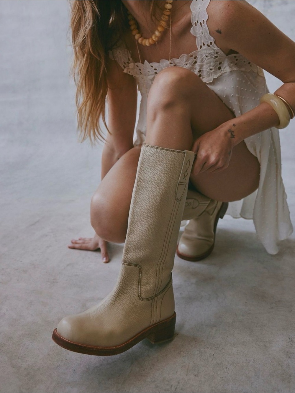 Free people blaze pull on boots parchment paper